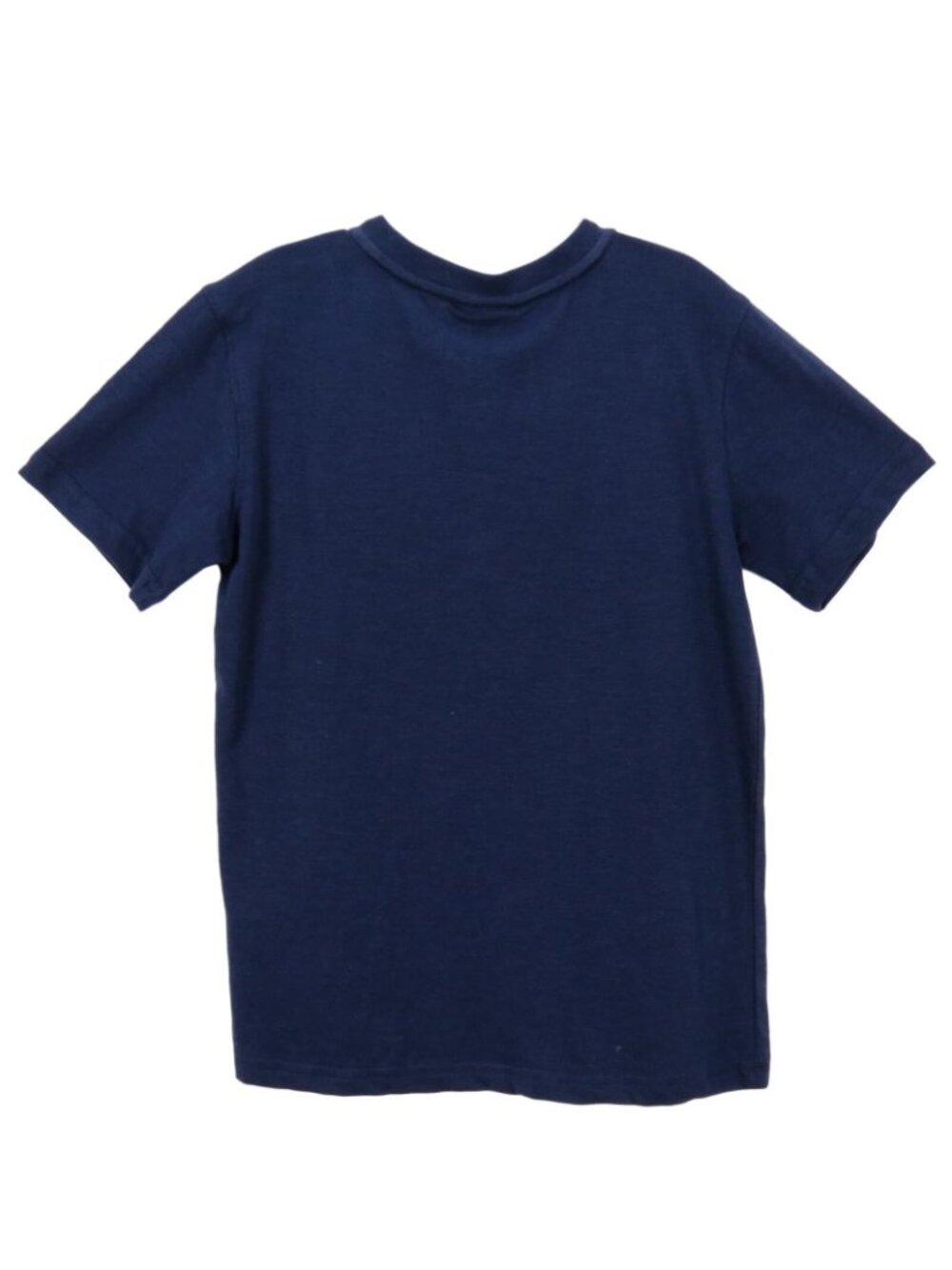CR Sports Boys Navy Blue Henley T-Shirt Size 7 With Pocket & Buttons Pullover - Picture 2 of 3